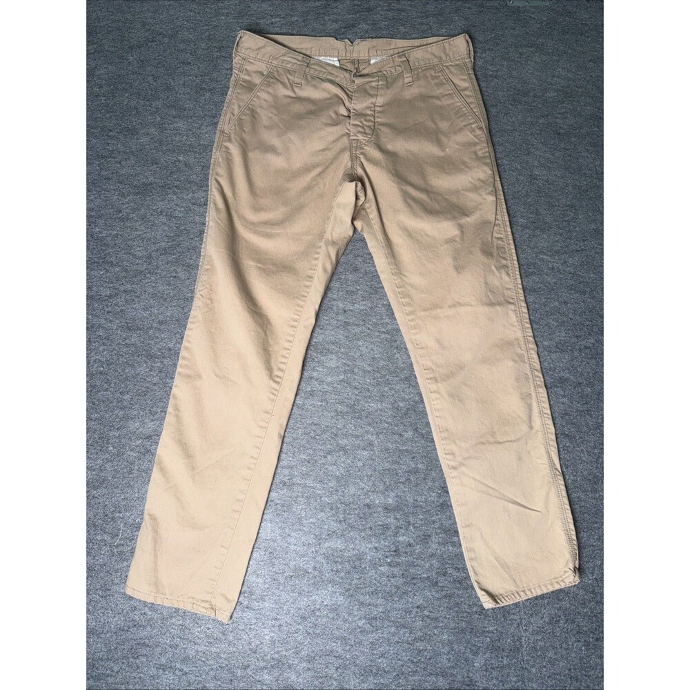 Levi's Strauss & CO Beige Pants Menos Button Straight Leg S40196 - Sz W31 / L30